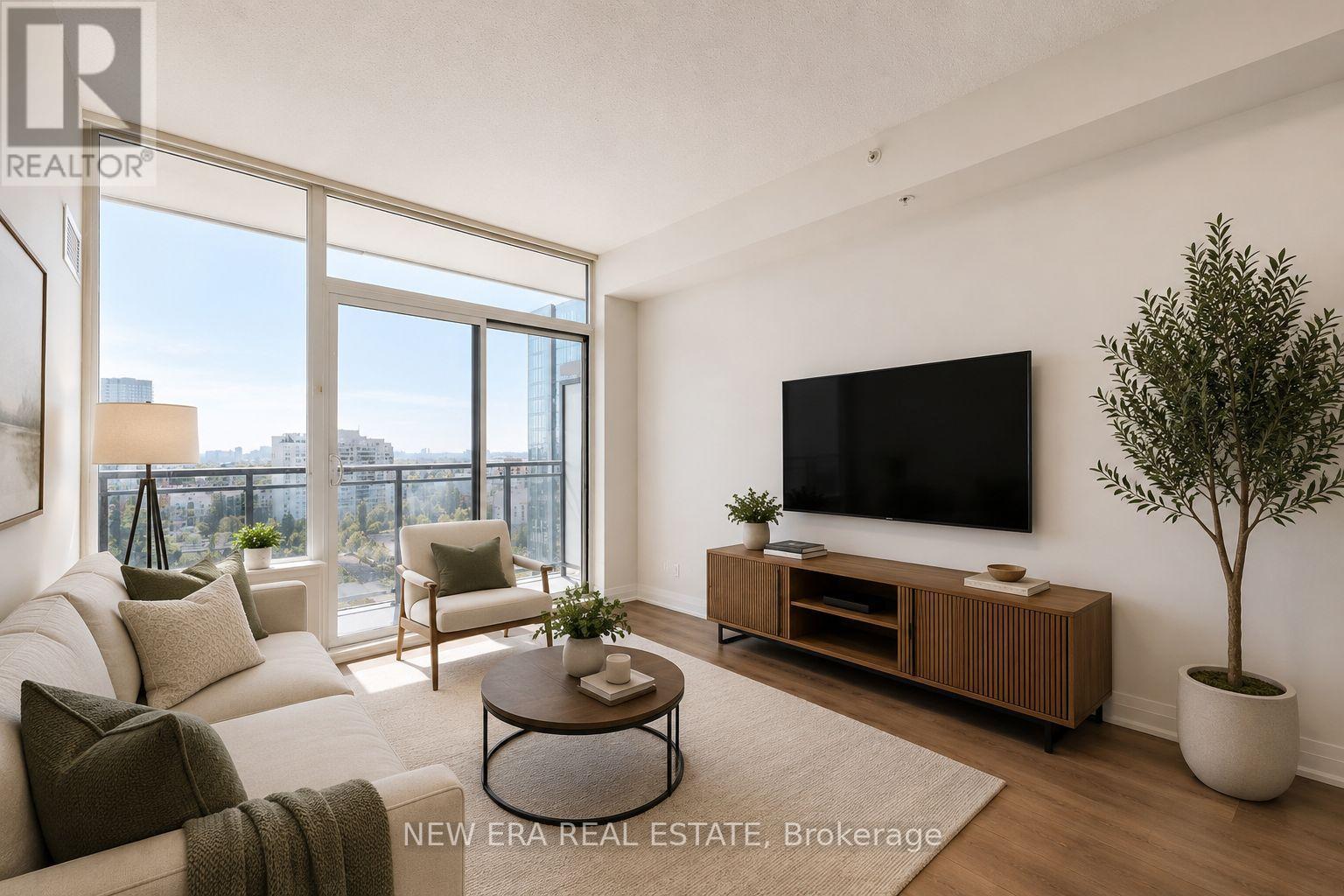 1206 - 75 North Park Road, Vaughan, ON - Indoor Photo Showing Living Room