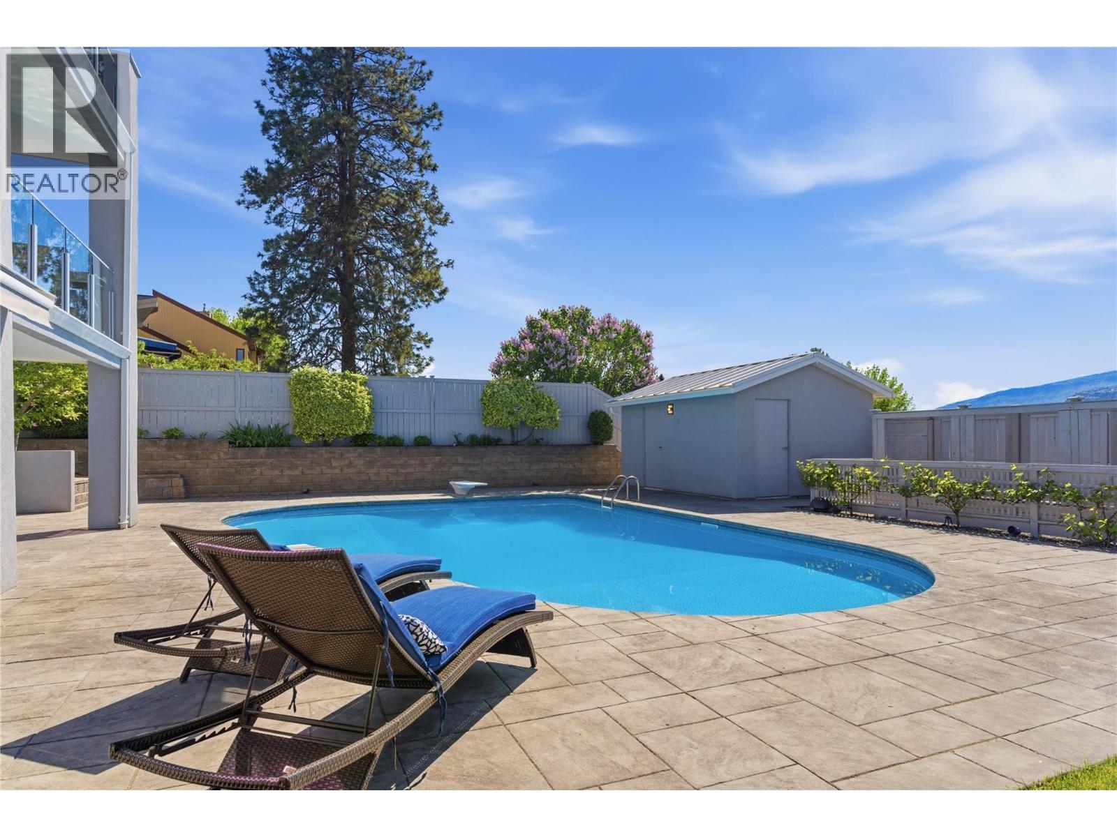 2090 Bennett Road, Kelowna, BC - Outdoor With In Ground Pool With Backyard