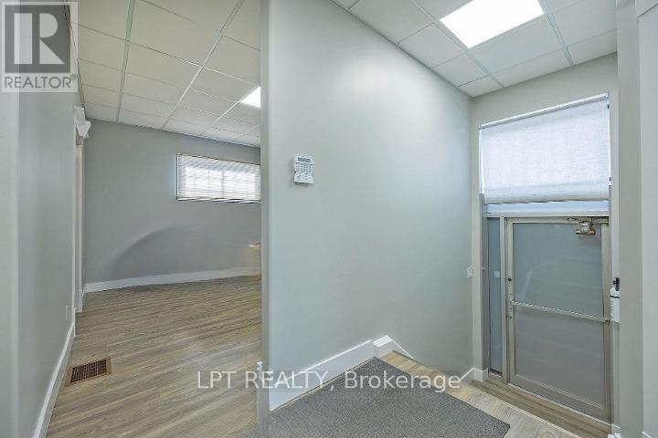 Back exit looking to back office/flex room - 215 Wellington Street, London East (East K), ON