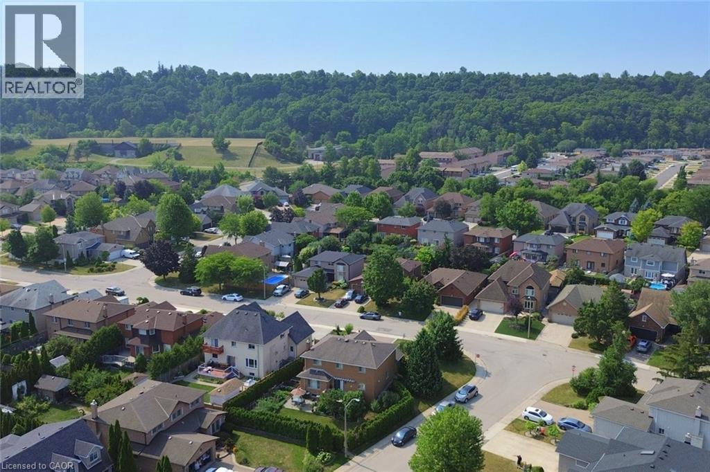 Residential community featuring diverse architectural styles and mature landscaping - 36 Tommar Place, Hamilton, ON - Outdoor With View