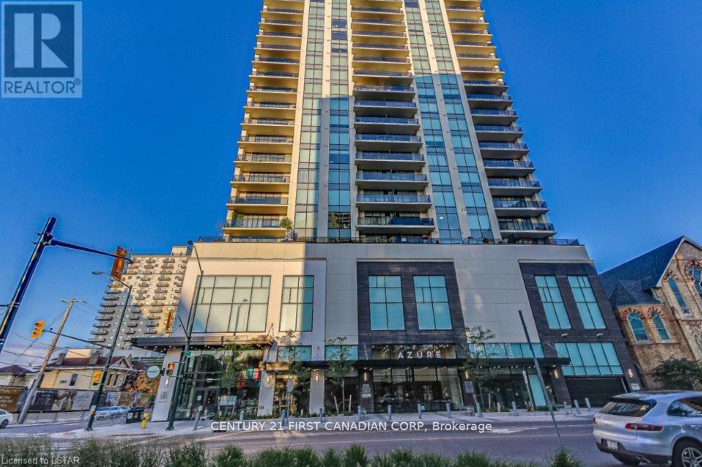 709 - 505 Talbot Street, London East (East F), ON - Outdoor With Balcony With Facade