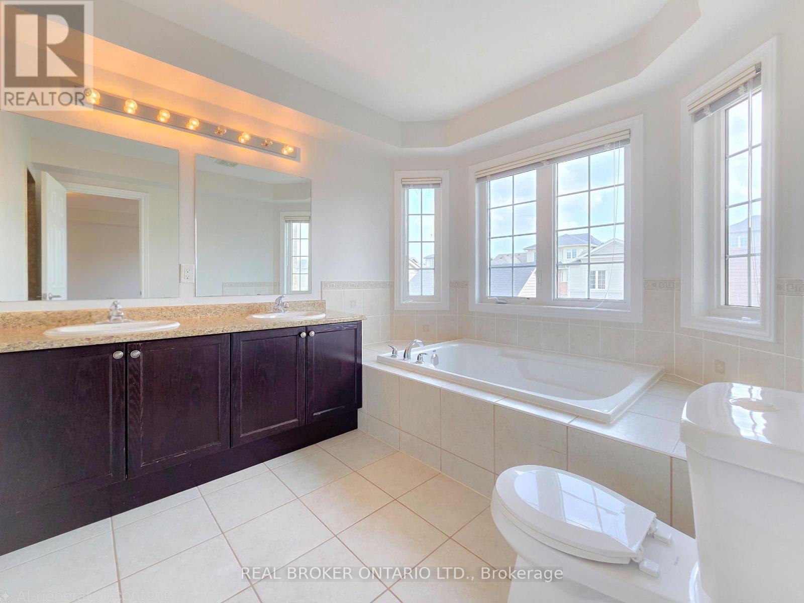 Primary Room Bathroom on 2nd Floor - 25 Vinod Road, Markham, ON