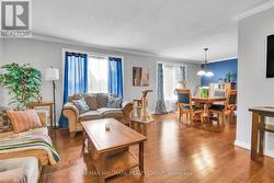 Open Living & Dining with Hardwood Floors -