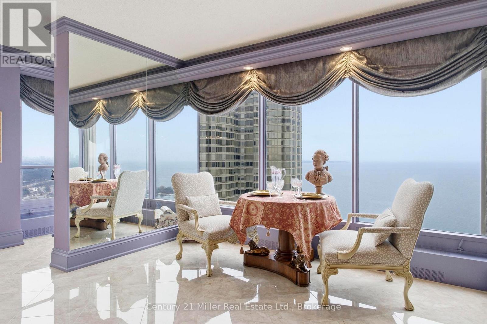 Great Room overlooking south view of lake - Unit 3606 - 2045 Lake Shore Boulevard W, Toronto (Mimico), ON