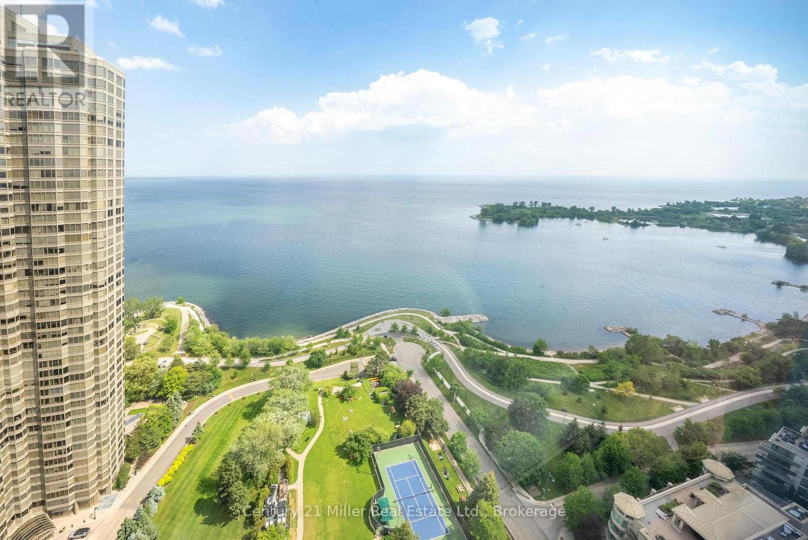 Aerial South View - Unit 3606 - 2045 Lake Shore Boulevard W, Toronto (Mimico), ON