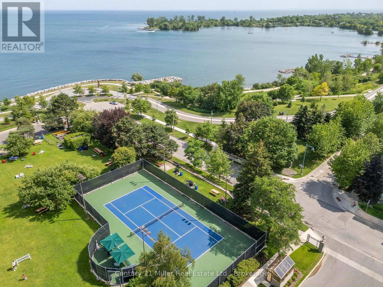 Aerial View Tennis Court - Unit 3606 - 2045 Lake Shore Boulevard W, Toronto (Mimico), ON