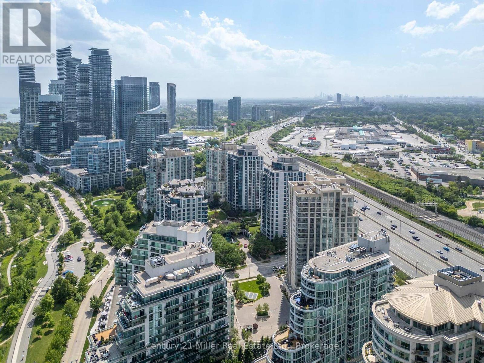 Neighbourhood Aerial View - Unit 3606 - 2045 Lake Shore Boulevard W, Toronto (Mimico), ON