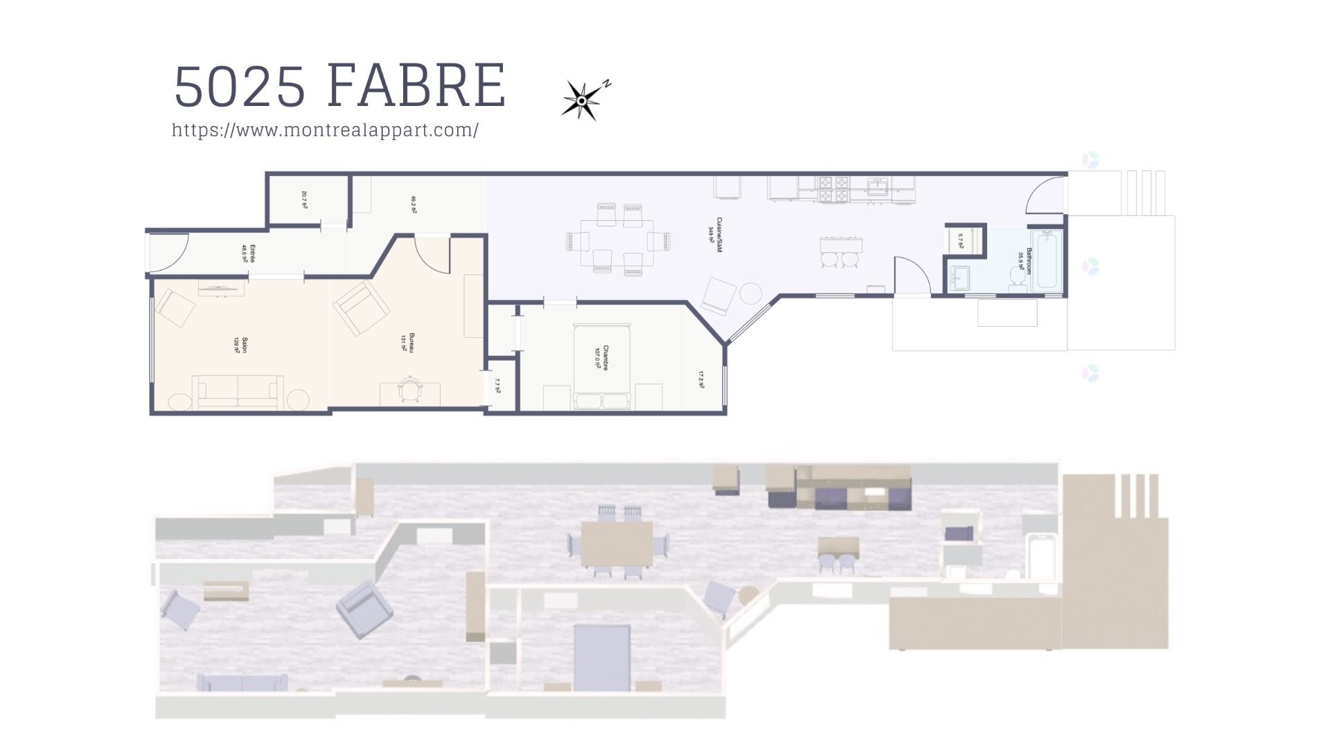 Floor Plan - 5025 Rue Fabre, Montréal (Le Plateau-Mont-Royal), QC
