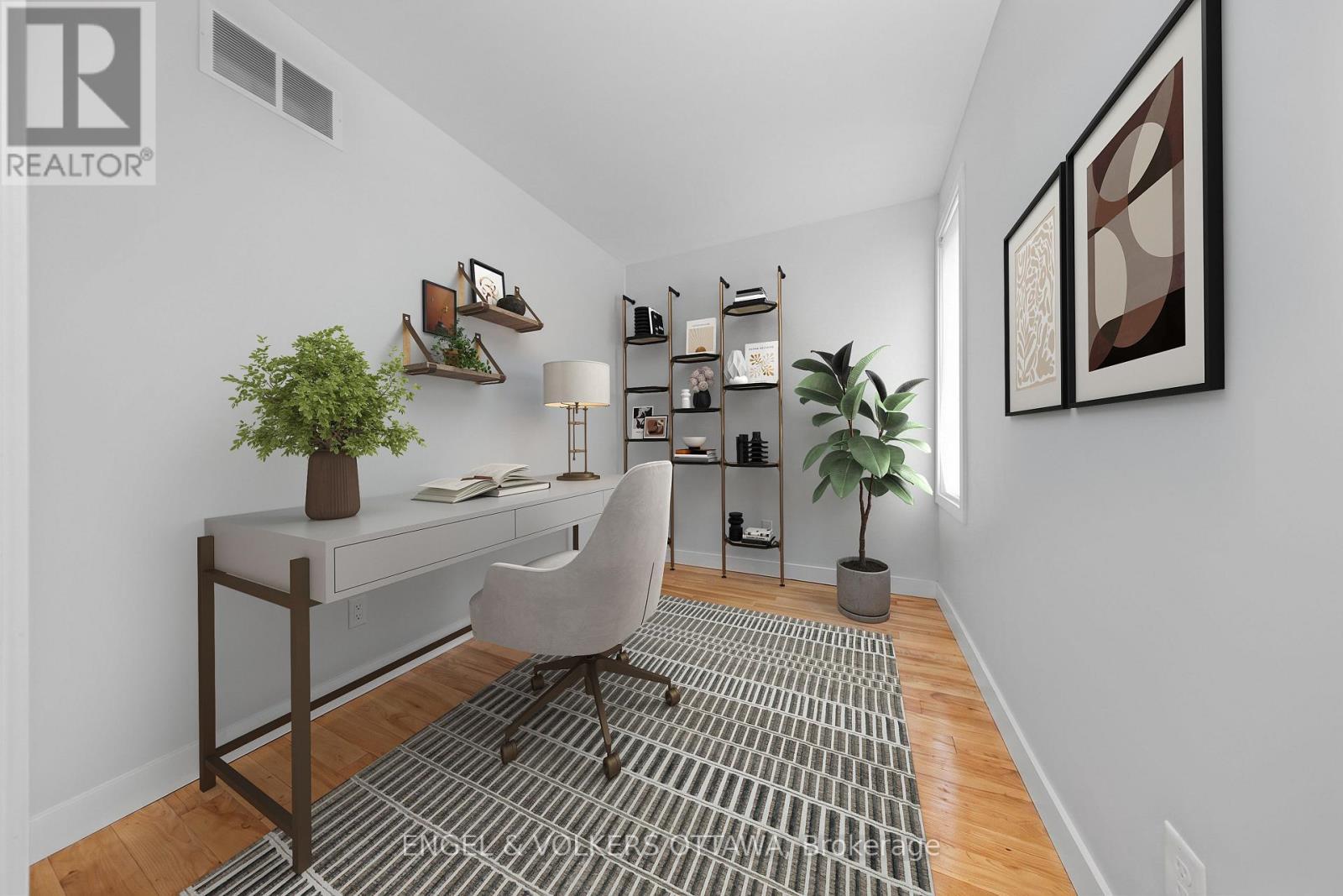 Third bedroom currently used as office - 53 Vaughan Street, Ottawa, ON