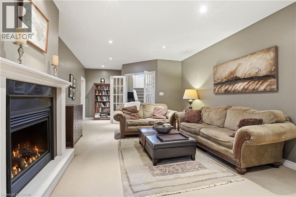 9 Pace Avenue, Brantford, ON - Indoor Photo Showing Living Room With Fireplace