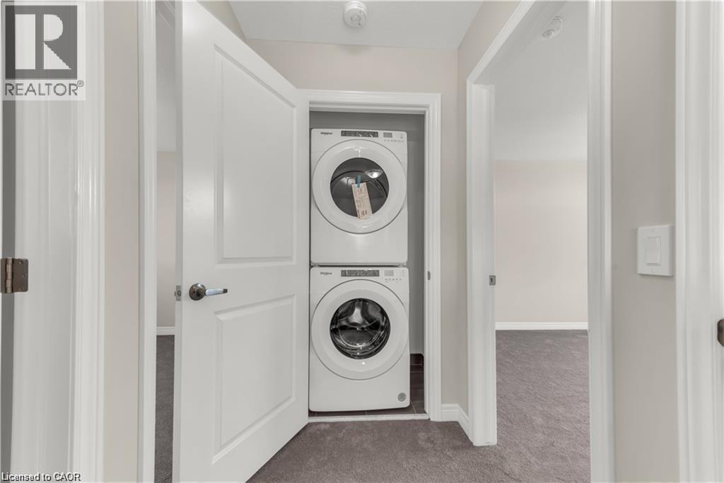 Integrated stacked washer and dryer unit - 19 Picardy Drive Unit# 9, Hamilton, ON