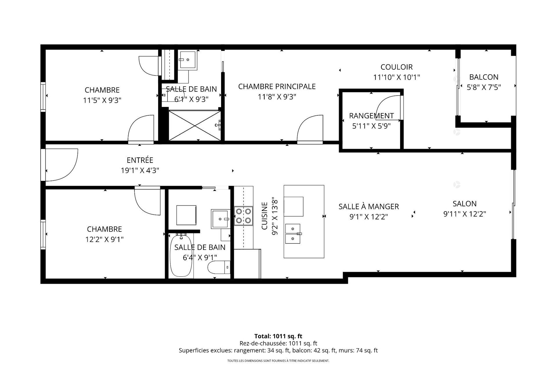 Floor Plan - 7442 Rue St-Gérard, Montréal (Villeray/Saint-Michel/Parc-Extension), QC