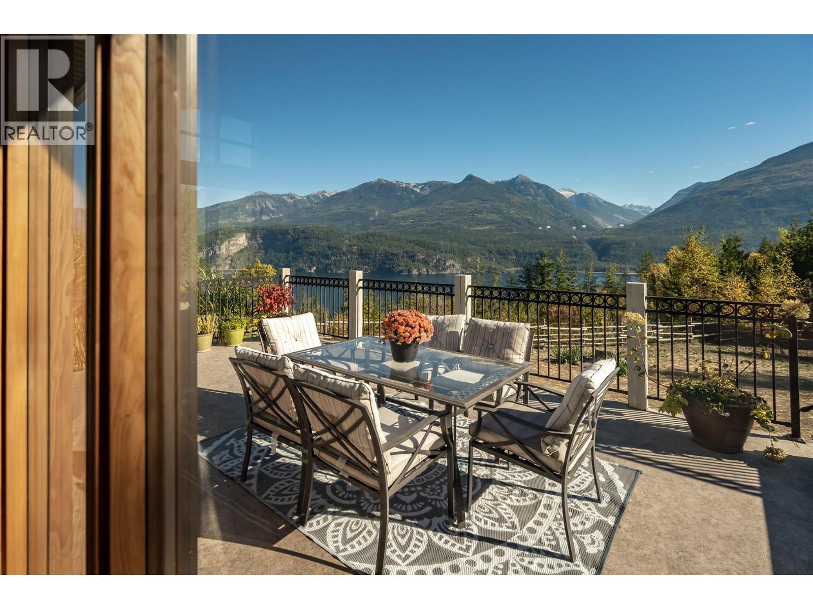 8840 Olson Road, Kaslo, BC - Outdoor With Deck Patio Veranda With View