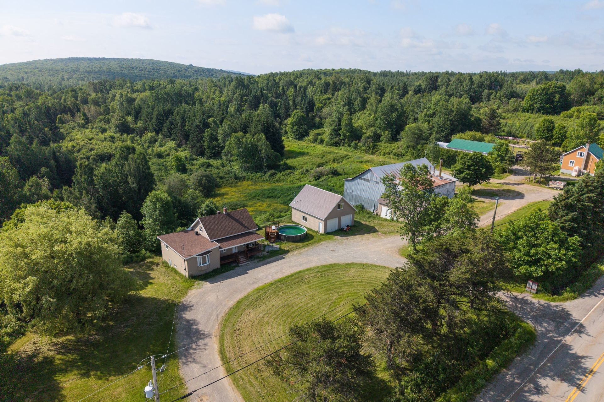 Aerial View - 244 Route 204 O., Saint-Adalbert, QC