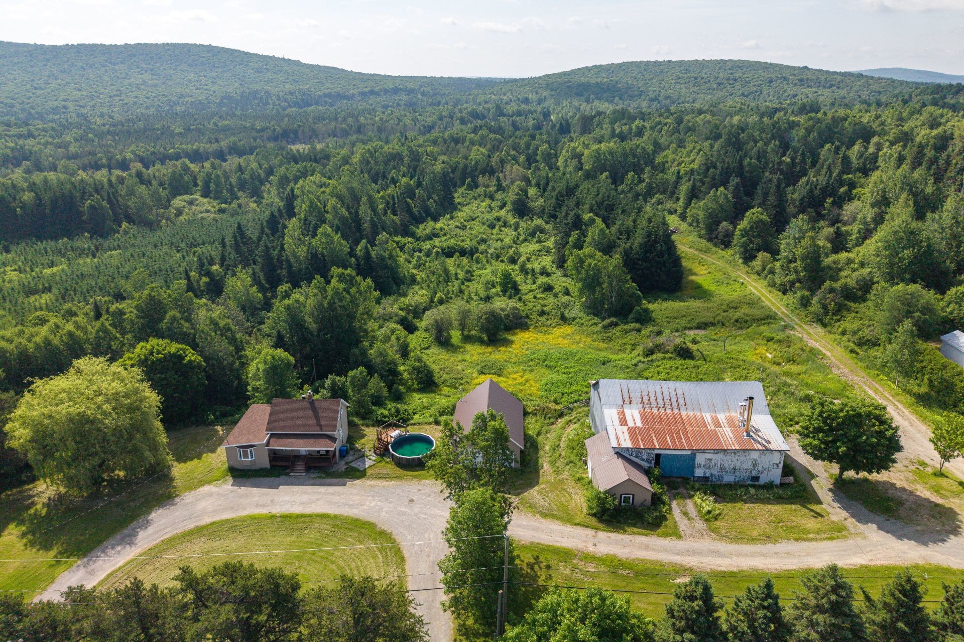 Aerial View - 244 Route 204 O., Saint-Adalbert, QC