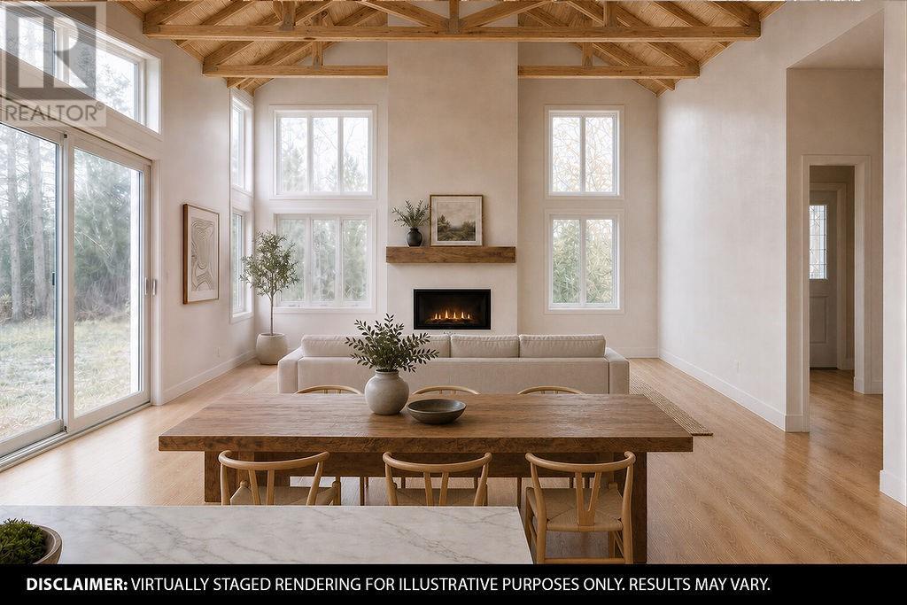 30 Shields Point Road, Bonfield, ON - Indoor With Fireplace