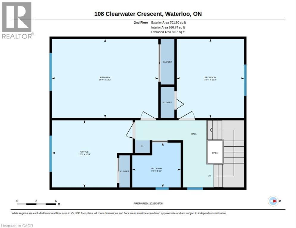 Floor plan - 108 Clearwater Crescent, Waterloo, ON