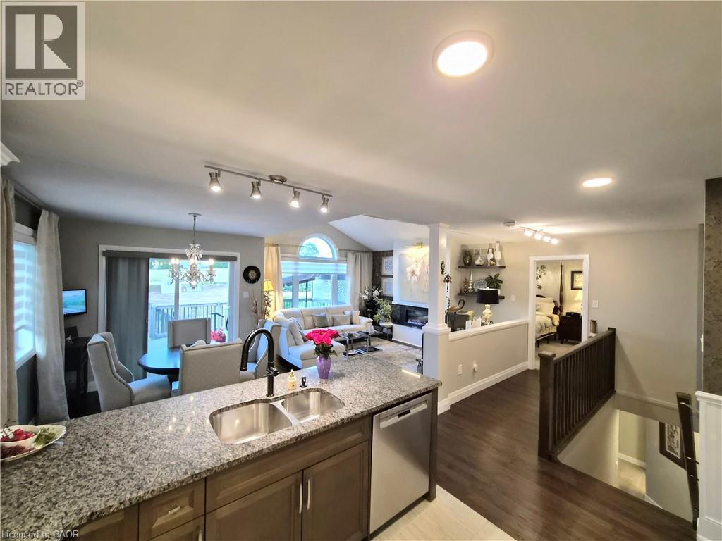 130 Bridge Crescent, Minto, ON - Indoor Photo Showing Kitchen With Double Sink