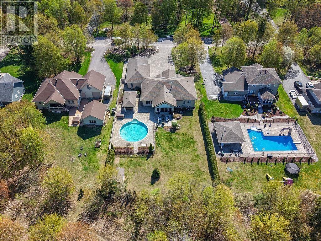 535 Brule Rd, Sault Ste. Marie, ON - Outdoor With Above Ground Pool With View
