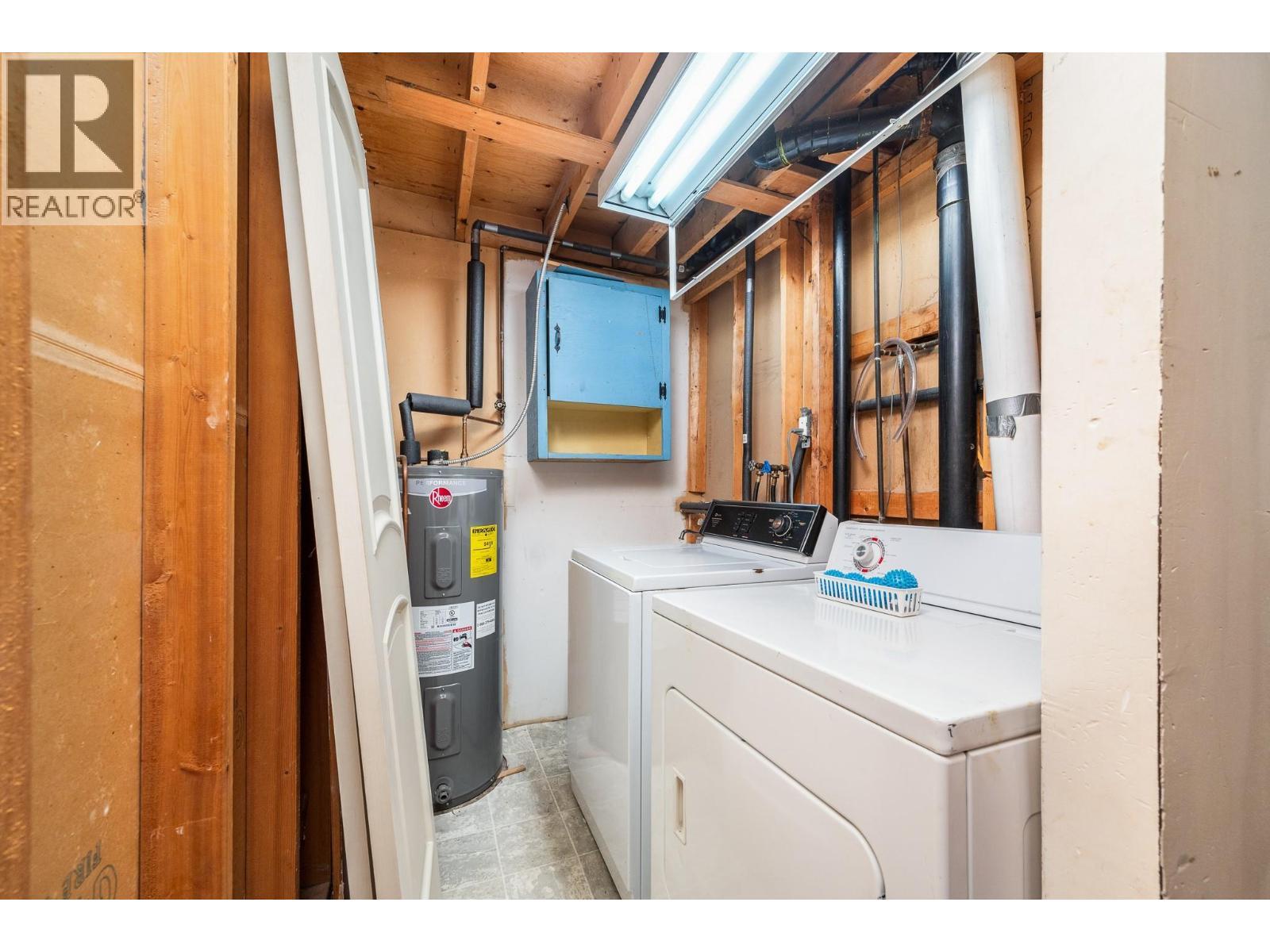 Laundry in basement - 5008 Heritage Drive, Vernon, BC - Indoor Photo Showing Laundry Room