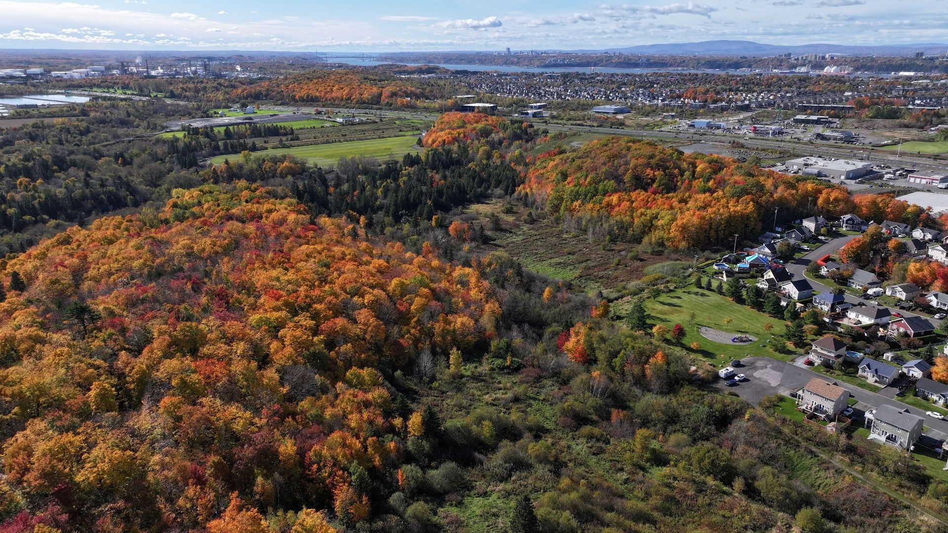 Aerial View - Rue Jacques-Nau, Lévis (Desjardins), QC