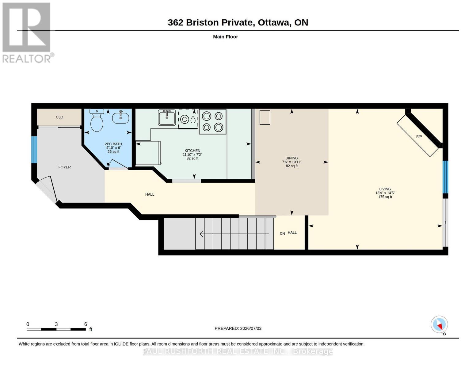 Floor Plan-Main Level - 362 Briston Private, Ottawa, ON - Other