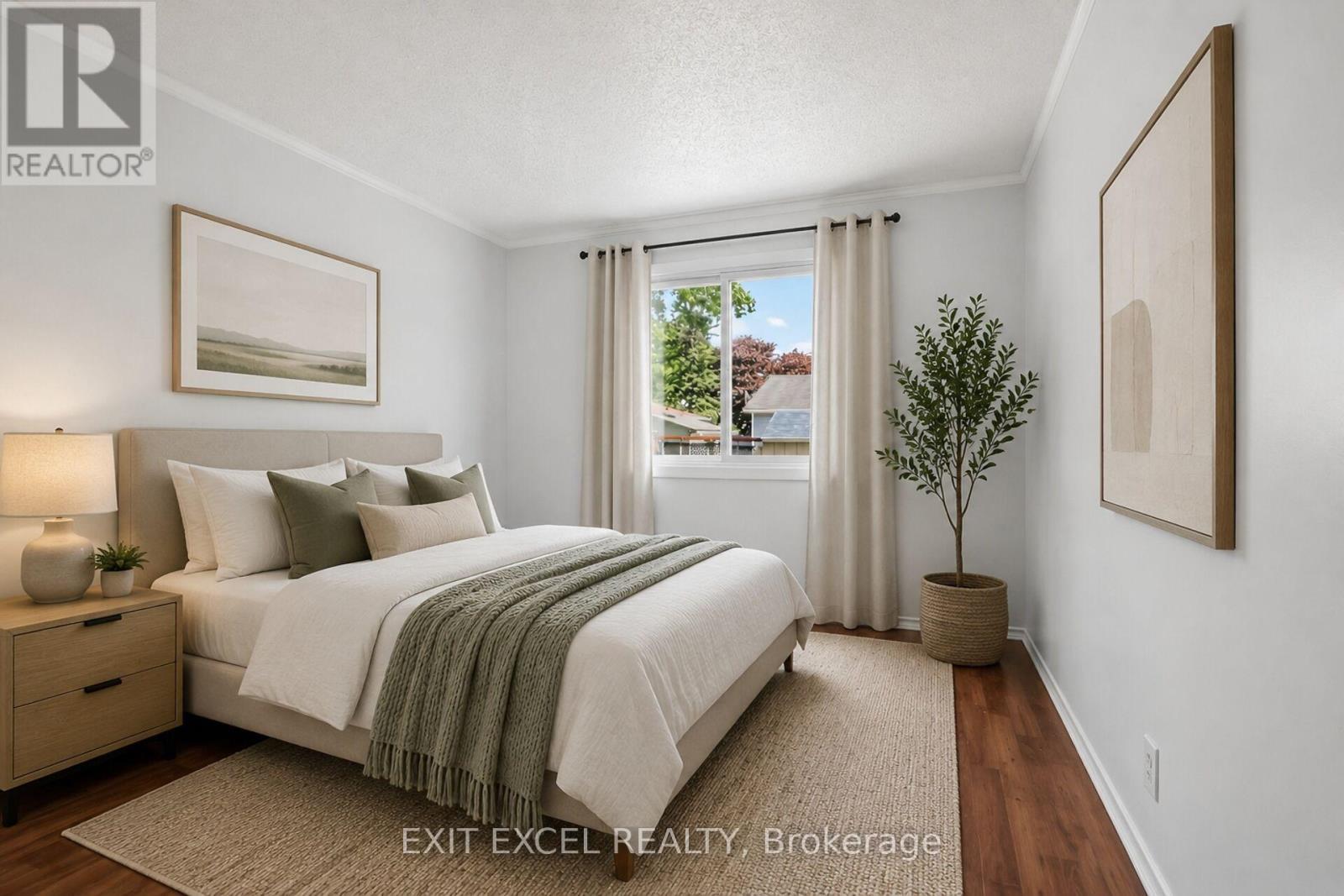 Virtually Staged Bedroom - 283 Mcelroy Drive, Ottawa, ON