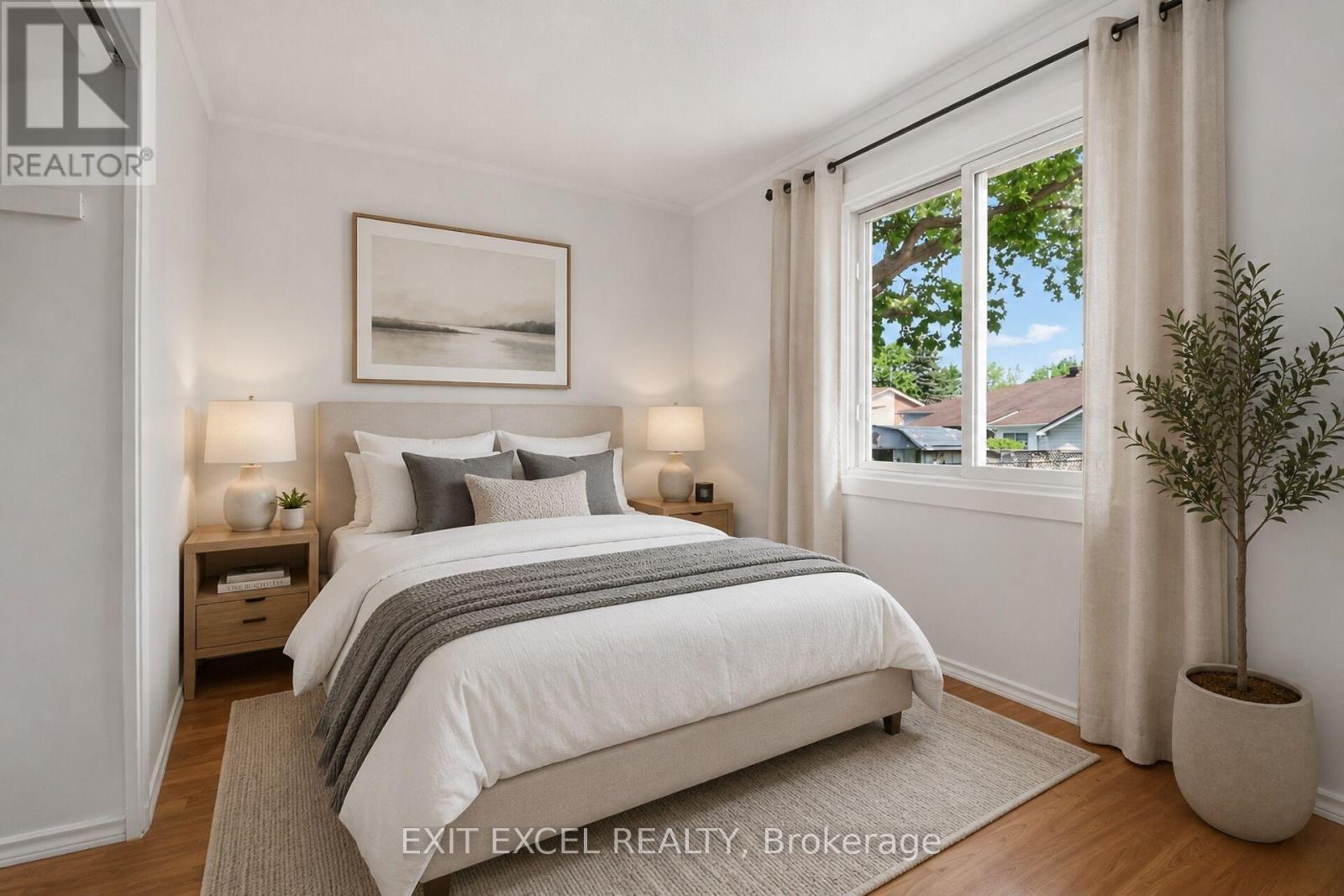 Virtually Staged Bedroom - 283 Mcelroy Drive, Ottawa, ON