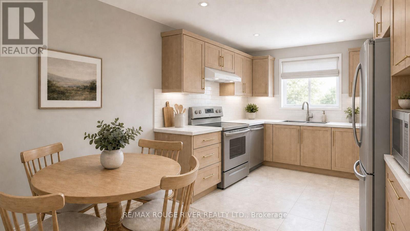 AI Rendering - Kitchen - 33 Pepper Tree Drive, Toronto, ON - Indoor