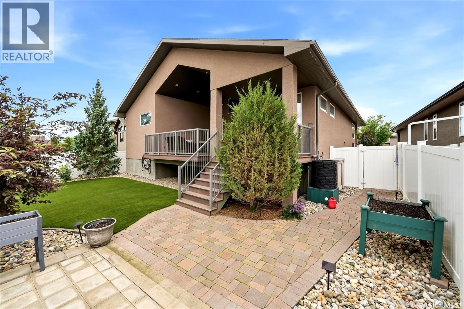 4127 Chuka Drive, Regina, SK - Outdoor With Deck Patio Veranda With Exterior