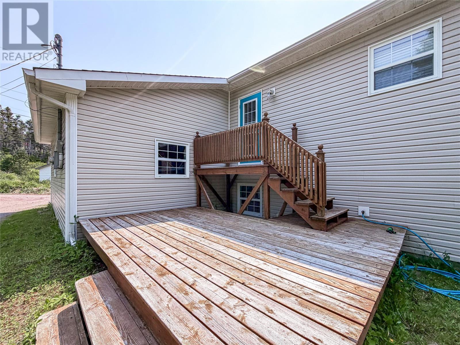 Deck off the kitchen - 100A Main Road, Lewin'S Cove, NL