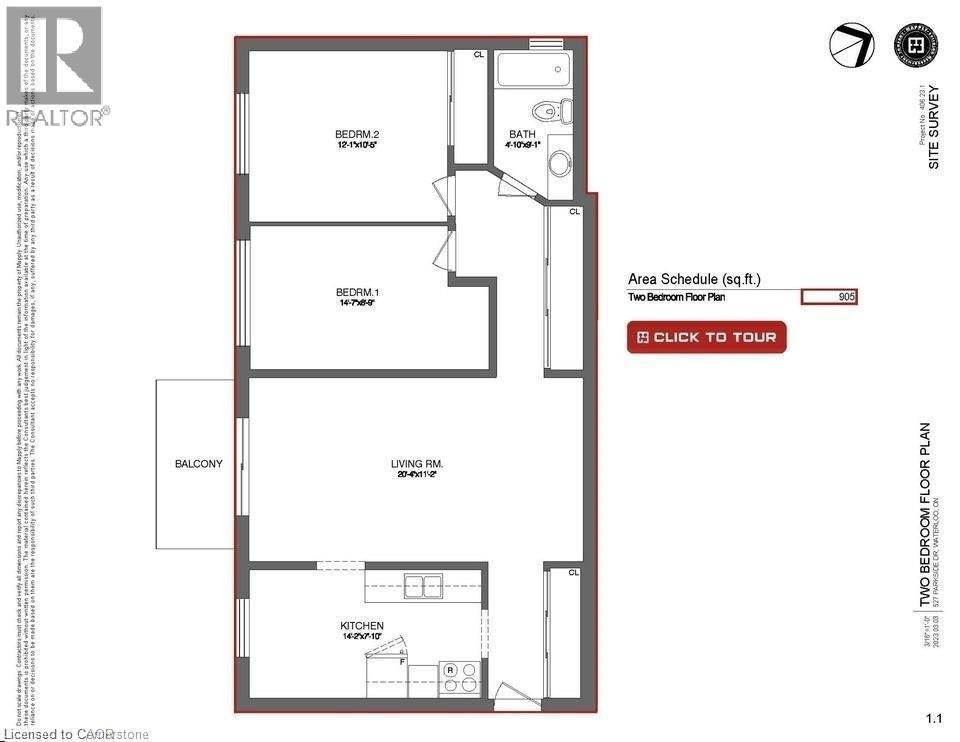 Floor plan - 529 Parkside Drive Unit# 7, Waterloo, ON