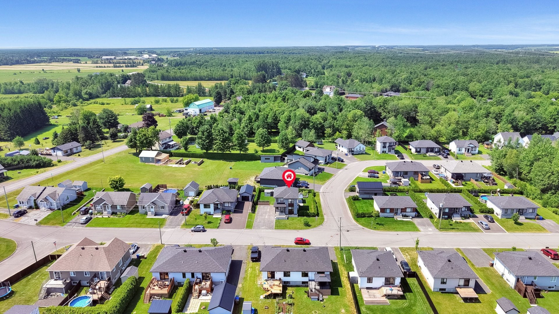 Photo aérienne - 1019 Av. Boucher, Saint-Agapit, QC - Outdoor With View