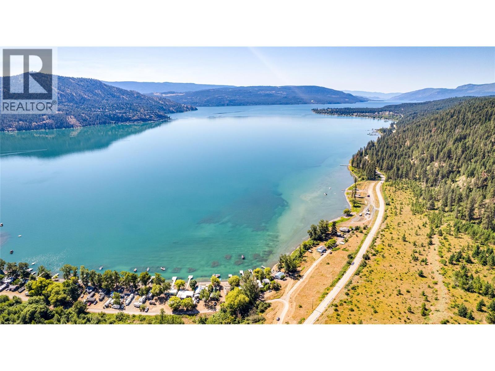 arial view - 1 Imtil Road, Vernon, BC - Outdoor With Body Of Water With View