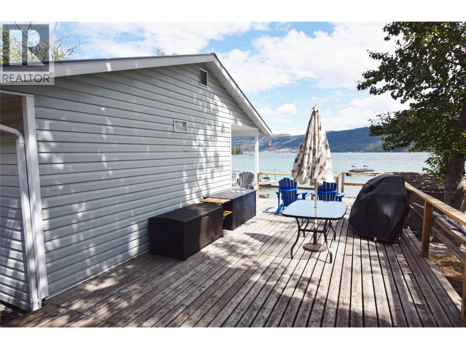 side deck - 1 Imtil Road, Vernon, BC - Outdoor With Deck Patio Veranda With Exterior