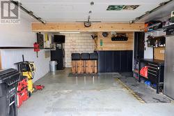 Garage with bar area -