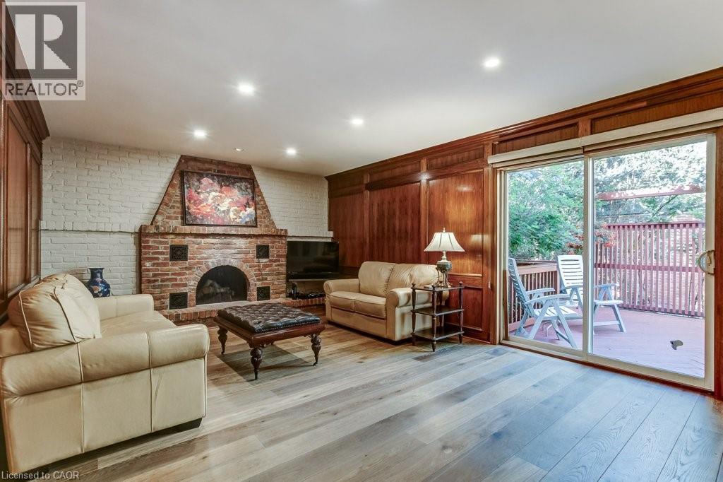 215 Briar Hill Crescent, Ancaster, ON - Indoor Photo Showing Other Room With Fireplace