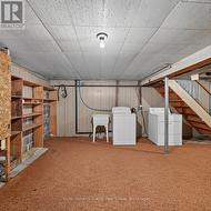 Large lower level laundry room -