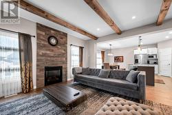 Living Room with Fireplace - 