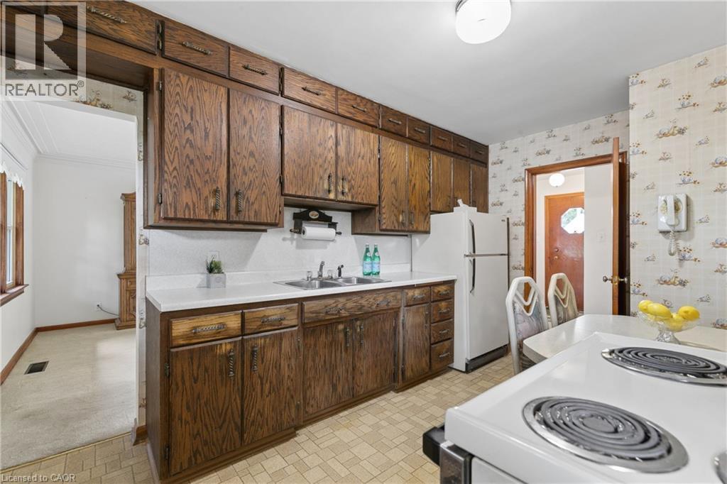 74 Ross Avenue, Kitchener, ON - Indoor Photo Showing Kitchen With Double Sink