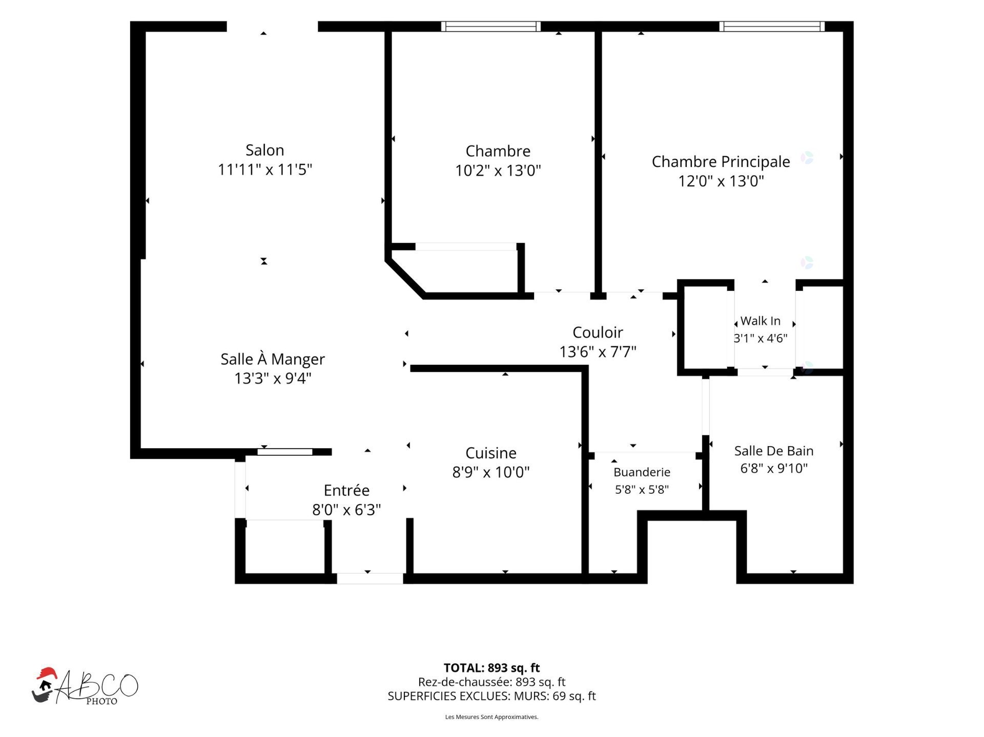 Plan (croquis) - 415-4655 Boul. Henri-Bourassa O., Montréal (Saint-Laurent), QC