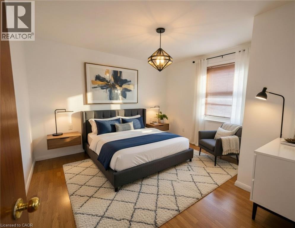 Virtually Staged - 83 East 41St Street, Hamilton, ON - Indoor Photo Showing Bedroom