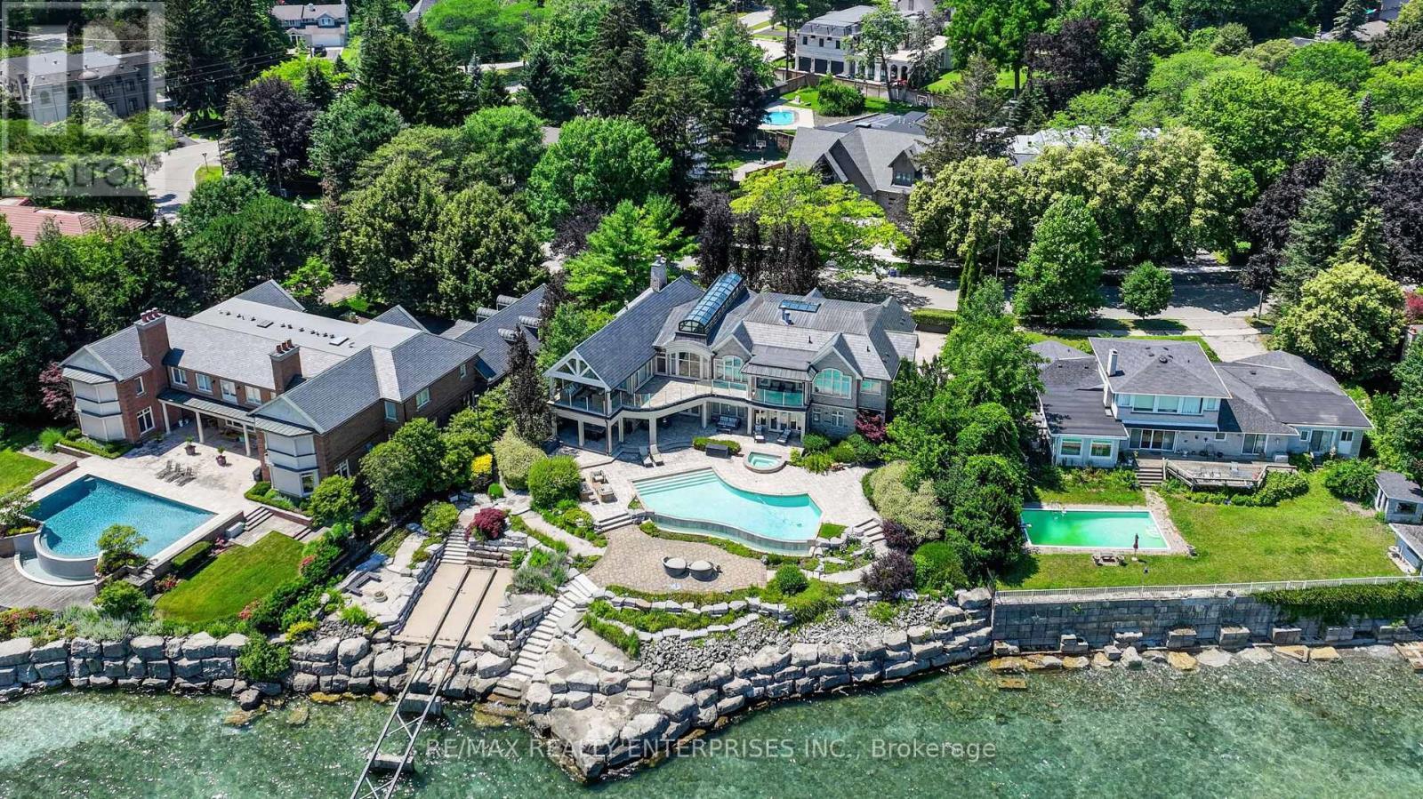 1500 Watersedge Road, Mississauga, ON - Outdoor With In Ground Pool With Deck Patio Veranda With View