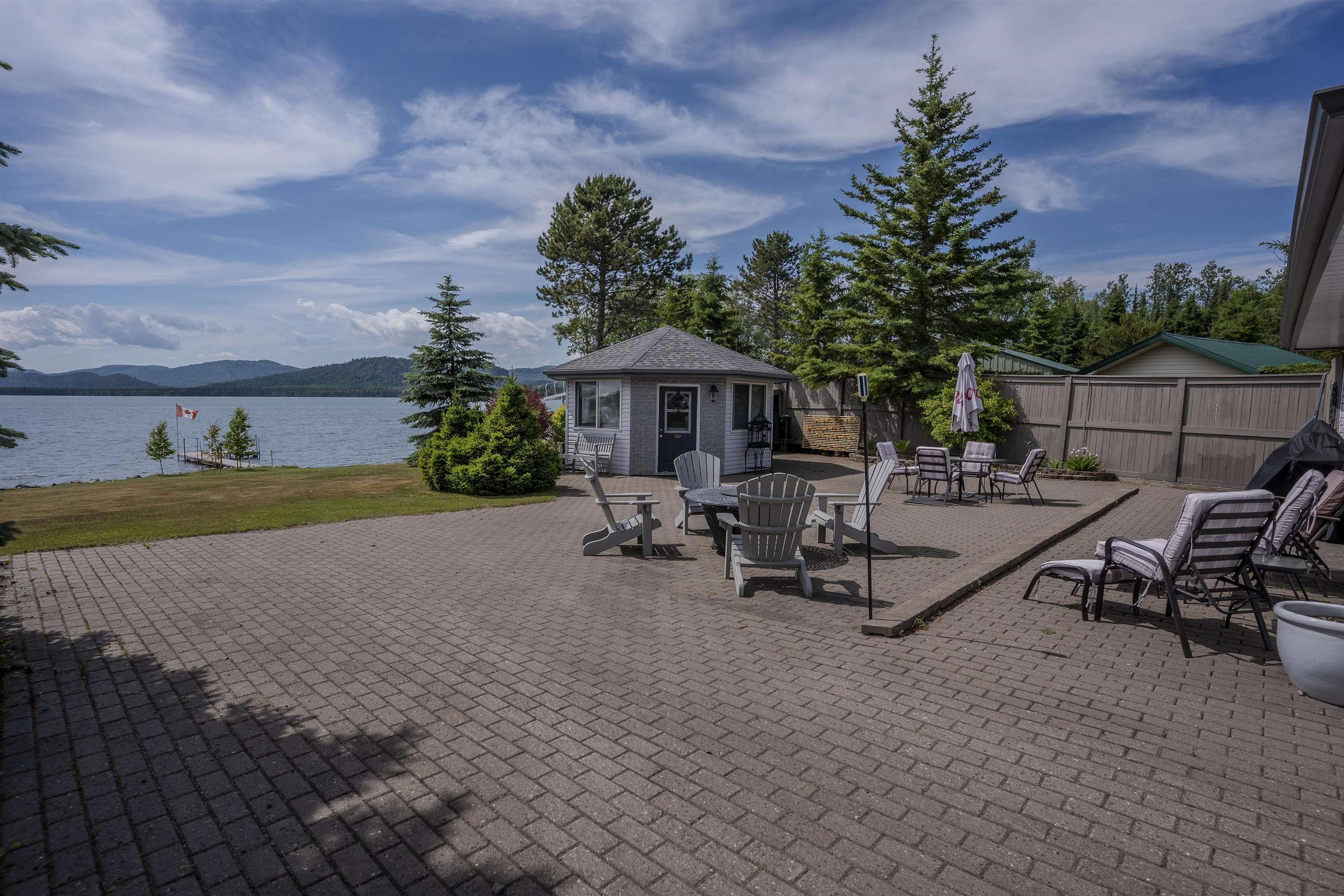 664 Memory Road, Neebing, ON - Outdoor With Body Of Water With Deck Patio Veranda
