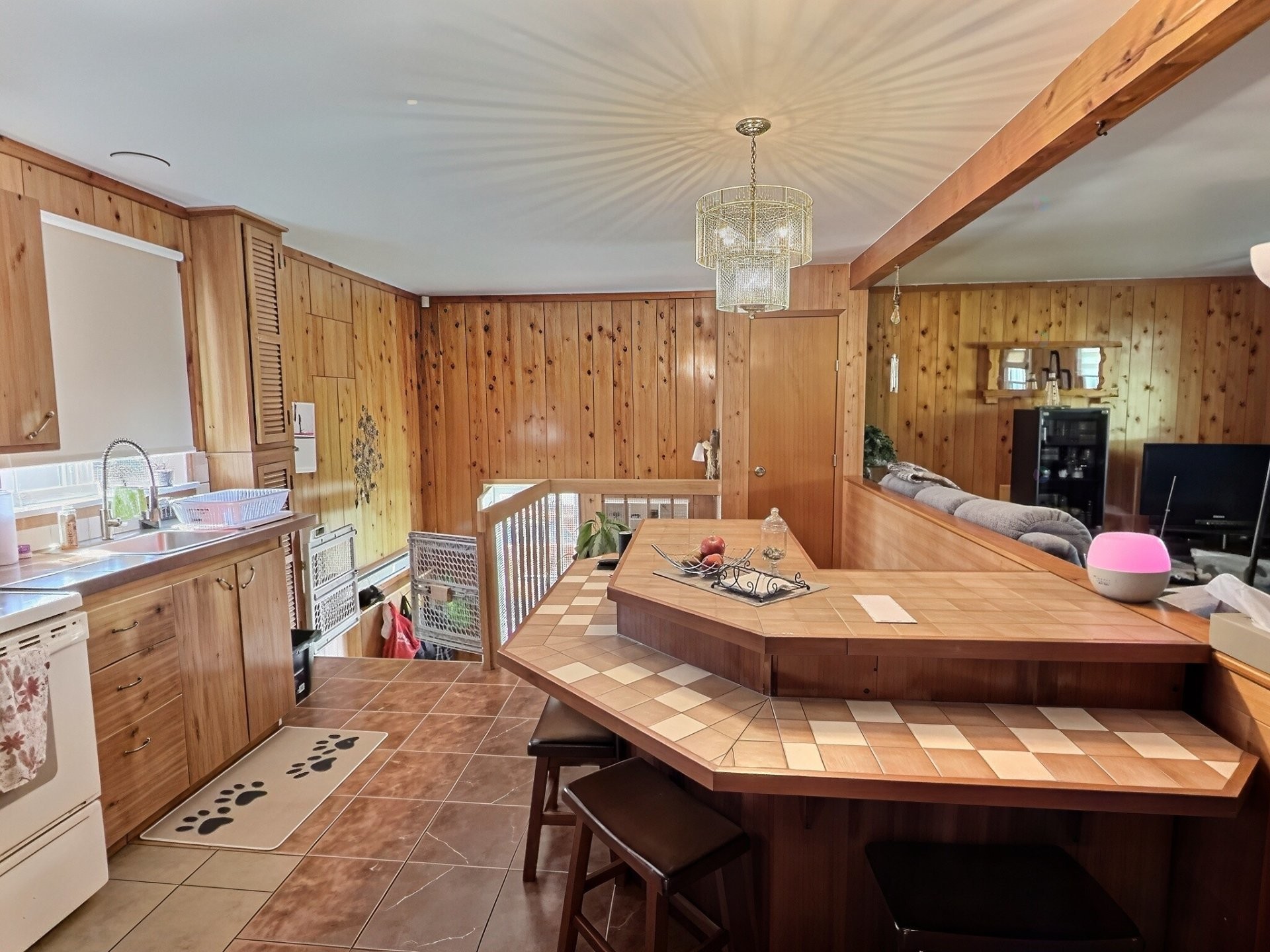 Kitchen - 22 7E Avenue, Champneuf, QC - Indoor