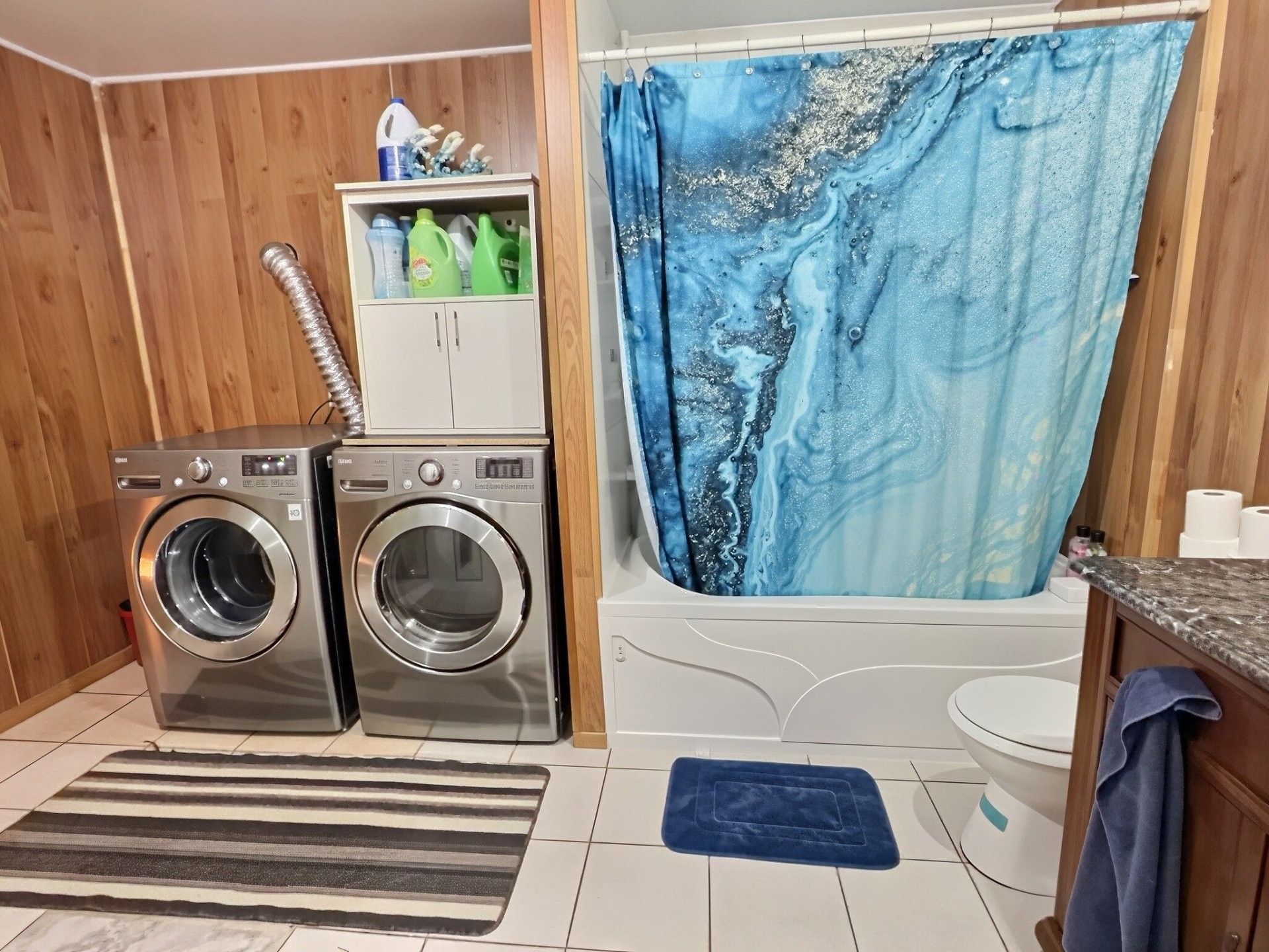 Bathroom - 22 7E Avenue, Champneuf, QC - Indoor Photo Showing Laundry Room