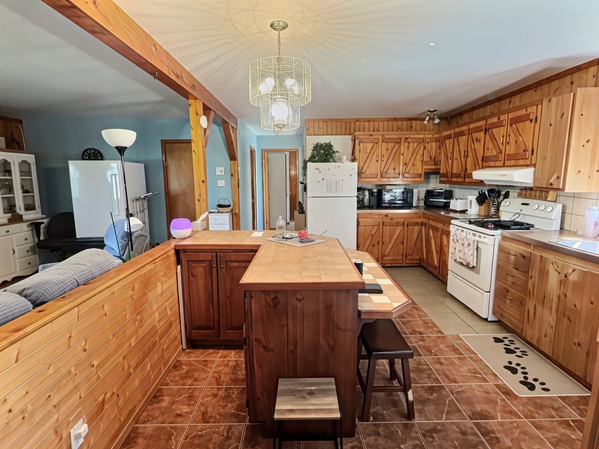 Kitchen - 22 7E Avenue, Champneuf, QC - Indoor Photo Showing Kitchen