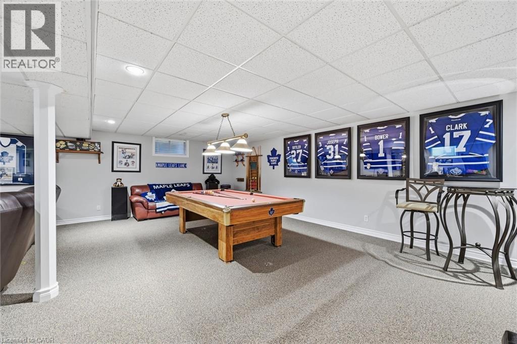 Massive lower level with plenty of space for entertaining and relaxation - 1 Idared Road, Carlisle, ON - Indoor Photo Showing Other Room