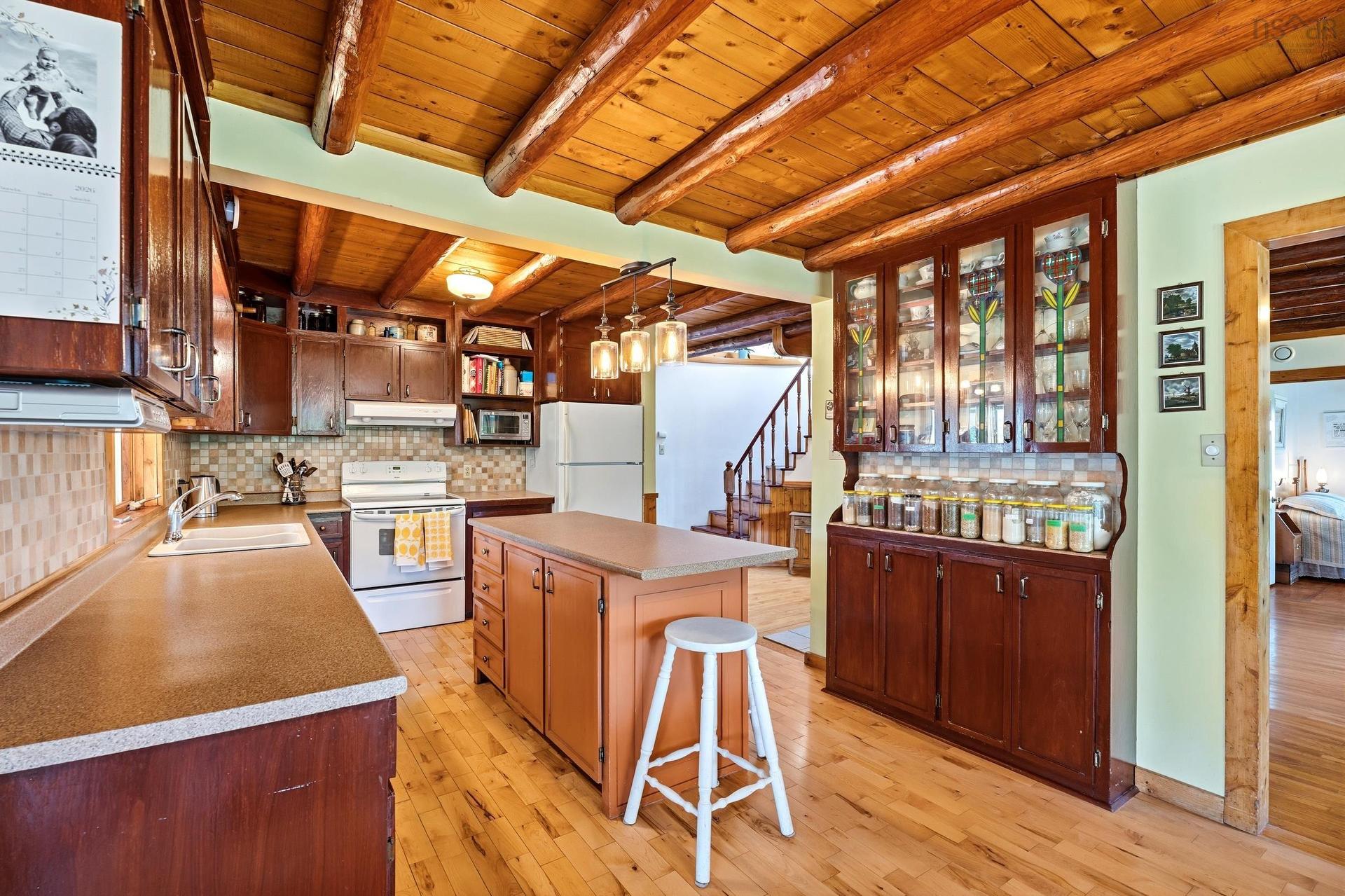 507 Pinevale Road, Pinevale, NS - Indoor Photo Showing Kitchen With Double Sink