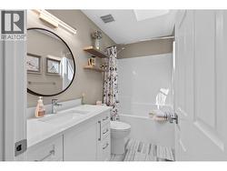 Main bathroom on upper level. -